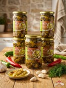 Стек Люти чушки „Рибка“ – Пукани и белени (6 броя х 270 гр) – Булмед 2002