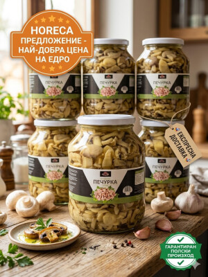 Стек Рязани Гъби Печурка – МЕГА разфасовка (6 броя х 1,600 гр)