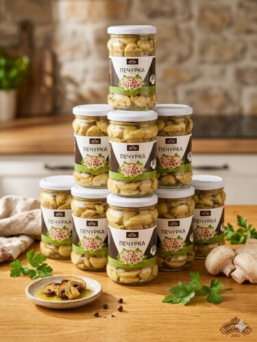 Стек Рязани Гъби Печурка (10 броя х 300 гр) – Първокласно качество от Полша